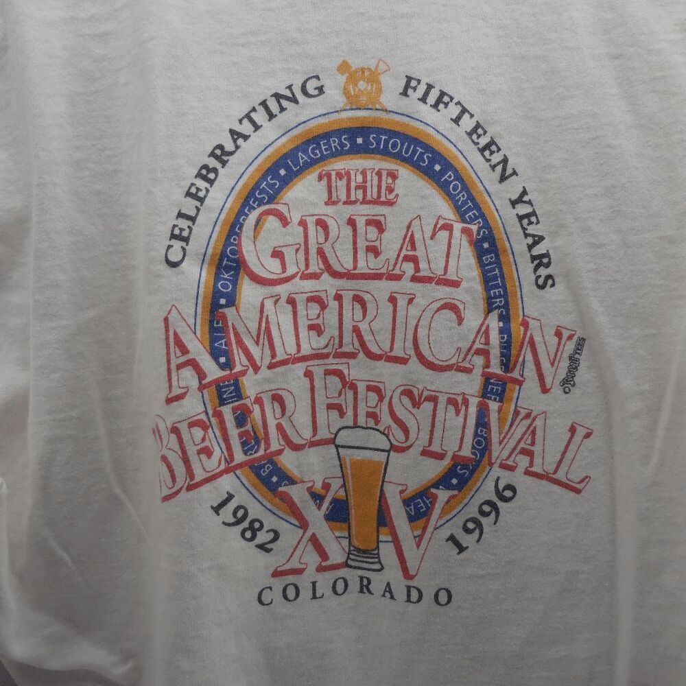 Great American Beer Festival VTG 15 Years 1996 Long Sleeve Shirt‎ Mens Size L